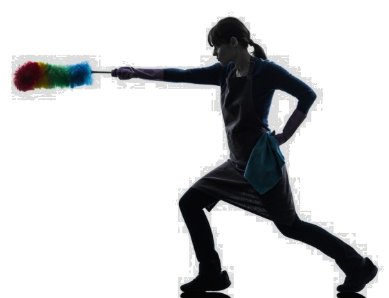 cleaning girl image